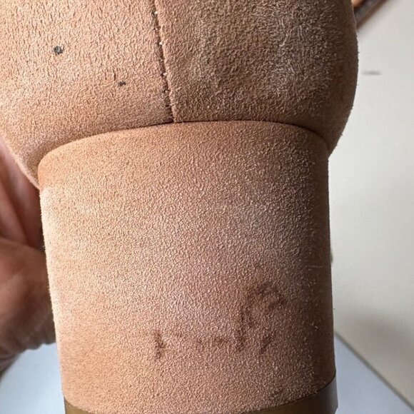 Jeffrey Campbell Brown Suede Block Low Heel Pump Shoe Size 10 - Picture 12 of 12